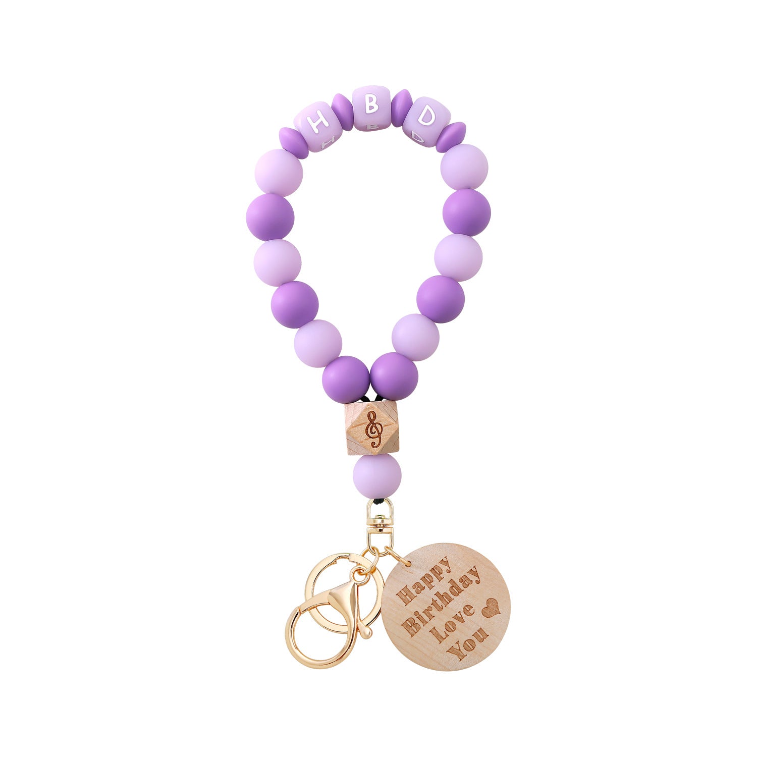Wholesale PU Wrist Keychain Halloween Carnival Glow